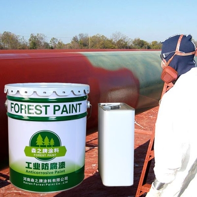Polyurethane Finish Metal Paint With Hardener Receving Customized Package And Colors